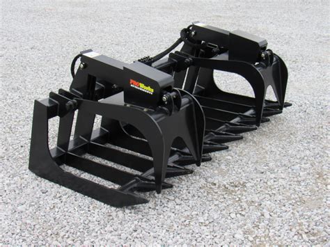 skid steer heavy duty grapple bucket|grapple attachment for skid steer.